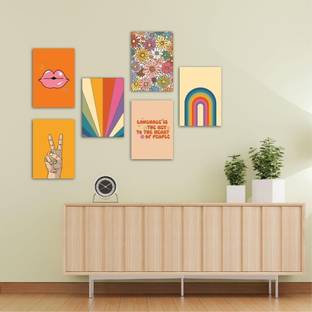 Swister Decor Cool Theme Designs As Posters Pack of 6