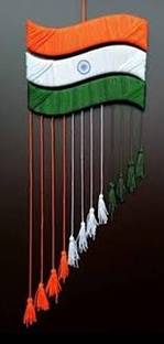GN GALLERY Wall Hanging Dream Catcher Flag tiranga jhanda