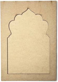 Craft Shop Plain jharokha Mdf Cutout for DIY Art And Craft making
