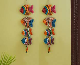 Sohibe Fish Wall Hanging Pack of 2