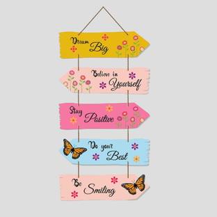 Fabaura Wooden Wall Hanging Decorative Items For Home Decoration|Office Art (WH_7309N-F)