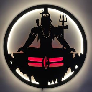 The Gifting Kingdom Mahadev Shiv Ji LED Wall Decor Light