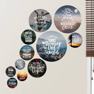 saf set of 11 motivational Mdf Wooden Wall Hanging , wall painting Pack of 11