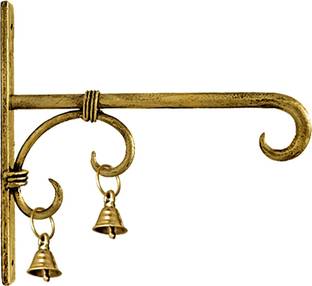kaevion Brass Metal Wall Bracket Lantern Hanger for Home | Hotel | Office – Pack of 1