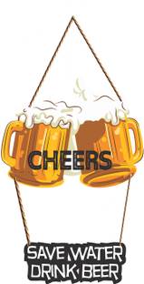 Decor Smart Bar Theme Wooden Wall Hanging | Decorative Quote Home Decor Design (DWA_5704)