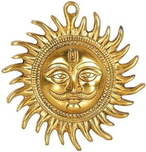 SATAK Copper Surya Face /Wall Hanging Sun Dev For Vasstu ,Good Luck