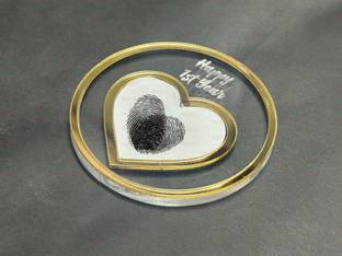 NEW PRINT CREATIONS Small Couple Thumb Gift |Thumb Impression |Valentine's Day|Happy 01st year