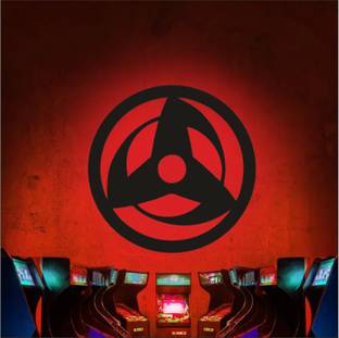 Printkarr Sharingan Wall art | Wall Decor | Anime art | Naruto | (12x12 Inch)