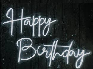 GetGoods Neon Light Happy Birthday