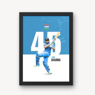 Good Hope T20 World Cup Rohit Sharma Framed Poster Artwork