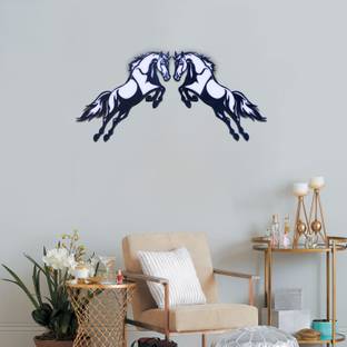 Hiki Ziki 3D Decorative Multilayer Laser Cut Horses Frame | Wall Decor Item