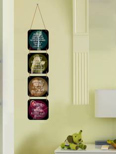 Indianara Set of 4 Harry Potter Quotes Wall Hanging Plaques (1496WH)