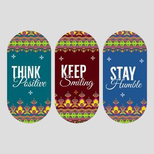 Fabaura Stay Humble Positive Quotes Wall Hanging for Home Office (WH_9004N-F), Set of 3 Pack of 3