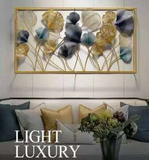 Art House Multi leaves Horizontal Frame Metal wall decoration