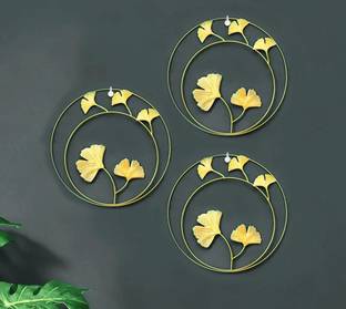 Urban Hamlet Set of 2 Elegant Floral Wall Art – Flower Design for Modern Interiors Pack of 3