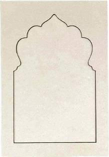 ADIKALA Plain jharokha Mdf Cutout for DIY Art And Craft