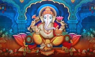 classyprints shree ganesh backdrop backgraund decortion and pooja
