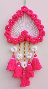 GN GALLERY Wall Hanging Dream Catcher Dil Heart pink