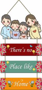 CW Crafts World Designer Wooden Printed Wall Hanging For Home Decor, Living Room|