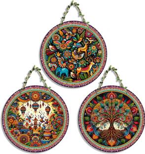 Suveharts Wall Hanging Decorative Items | Home Decoration Material |Decoration Items-CS-23 Pack of 3