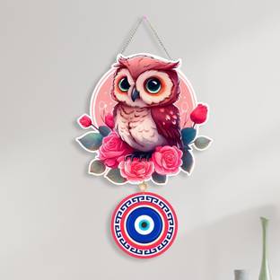 shashank Owl Evil Eye Hanging for House/Positive Vibes/House Door /Offices/Decoration