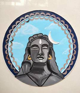 Shree Creations Adiyogi Lippan Art
