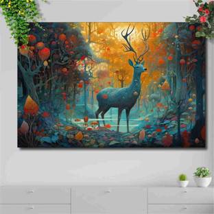saf Unframed Rolled Art Print Canvas For Home Décor