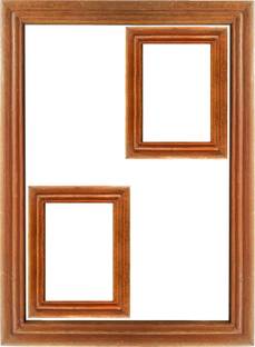 mperor Wall Deco Teak Wooden Photo Frame size (12x9, 3.2x4) in