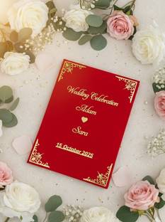 NEW PRINT CREATIONS Nikah Booklet | Nikah Signature & Thumb Impression | Couple Thumb Print