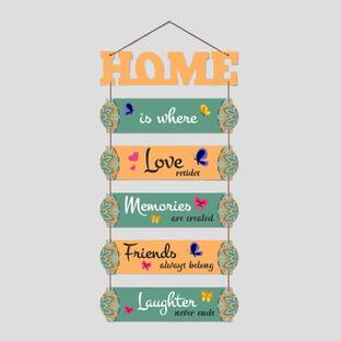 Fabaura Positive Quote Wooden Wall Hanging for Home Art Decor Office Gift (WH_6611N-F)