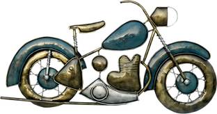 Royal Heritage crafts Metal Wall Hanging Bike Wall Art for Home Decor