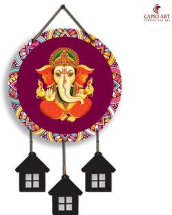 CAPIO ART GANESHA UV PRINTED WALL HANGING