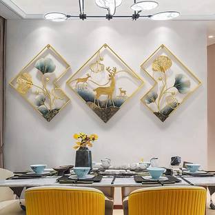 Moradabadis METAL DEER WALL ART