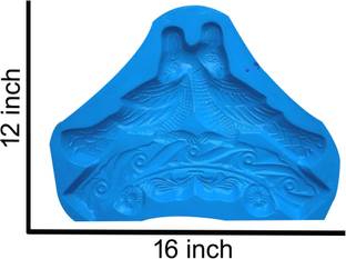 Souland POP Farma and tradetinal Design Baaz Cornice 12x17 Inch Blue