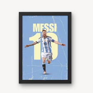 Good Hope Football Player Leonel Messi Framed Poster Artwork