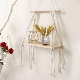 RAKANO Macram Wooden Wall Hanging , Bedroom, Living Room, Nursery, Party Decorations