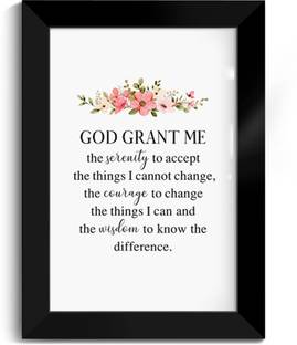 ELBEN CREATIVES God grant me the Serenity, Courage, Wisdom / Christian Home Decor