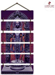 CAPIO ART Spritual/Divine/Modern/Ram lalla ayodhya wall hanging
