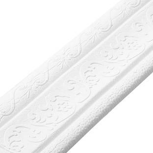 ELEPHANTBOAT Peel Stick Foam Molding Trim Self Adhesive, Crown Wallpaper Border Flexible