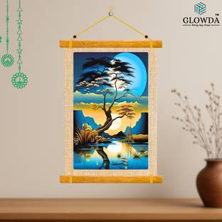 GLOWDA Colourful Tree Wall Hanging – Vibrant Art for Living Room, Office & Gifting
