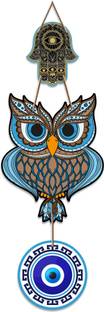 Artvibes Owl Shape Wooden Wall Hanging For Home Decor | Livingroom Decoration (WH_8511N)