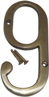 AARGKRAFT 4" Inches Brass House Hotel Door Number 0-9 [Nine]