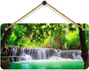 saf Waterfall Mdf Wooden Wall Hanging , wall painting
