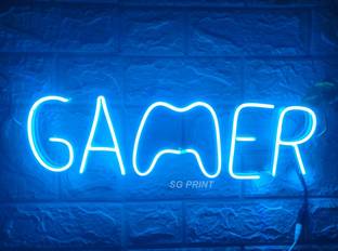 SG Print Gamer Neon Sign Neon LED Light, Decorative Light for Room