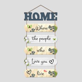 Fabaura Positive Quote Wooden Wall Hanging for Home Art Decor Office Gift (WH_6607N-F)