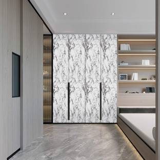 Amar Enterprise White marble wallpaper sticker for decoration 200 x 60 cm