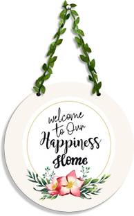 Suveharts Wooden Door Wall Hanging for Home Decoration Item - 1-0020