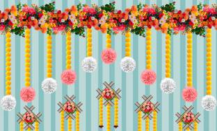 Ashu creation Backdrop for Decoration Altar Cloth