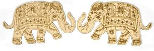 Craft Shop Elephant Engraved MDF Cutout Design For Home Decoration Handmade Hanging 6.Inch