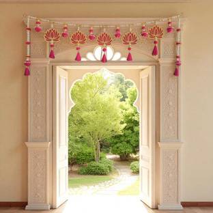 House of Kushalini Home Decor Door Hanging Toran Badhanwar For All Festivals Decor